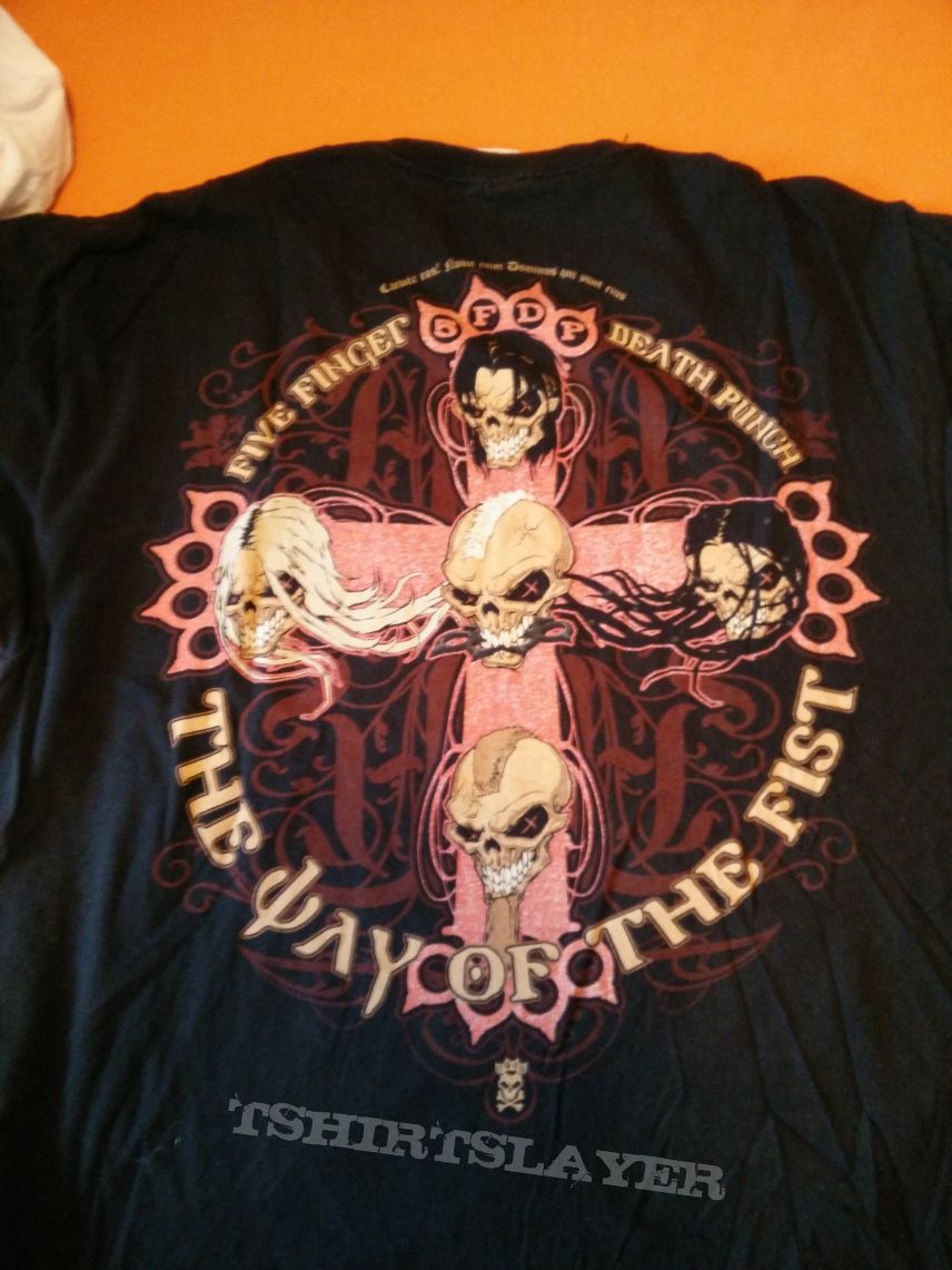 Five Finger Death Punch First FFDP Shirt from their first Show in Munich