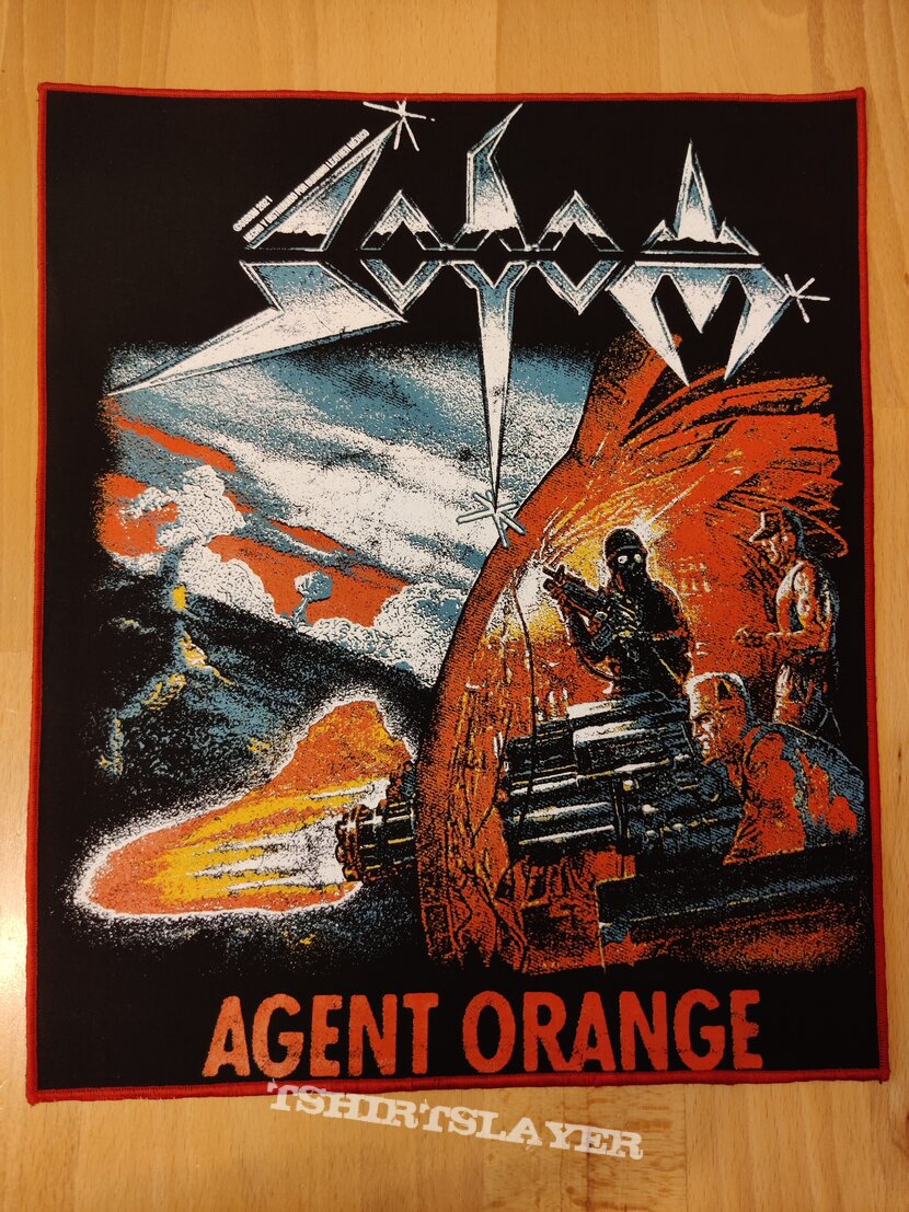 Sodom Sododm Agent Orange red Border