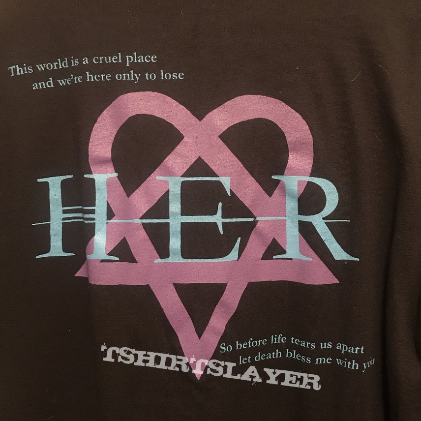 HIM - “HER Street Team 2002” shirt