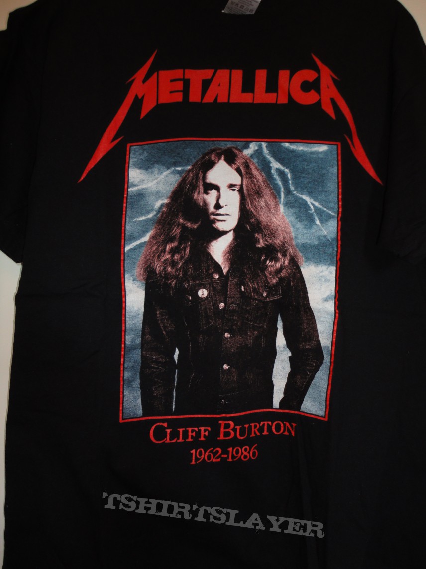 Cliff Burton t-shirt | TShirtSlayer TShirt and BattleJacket Gallery