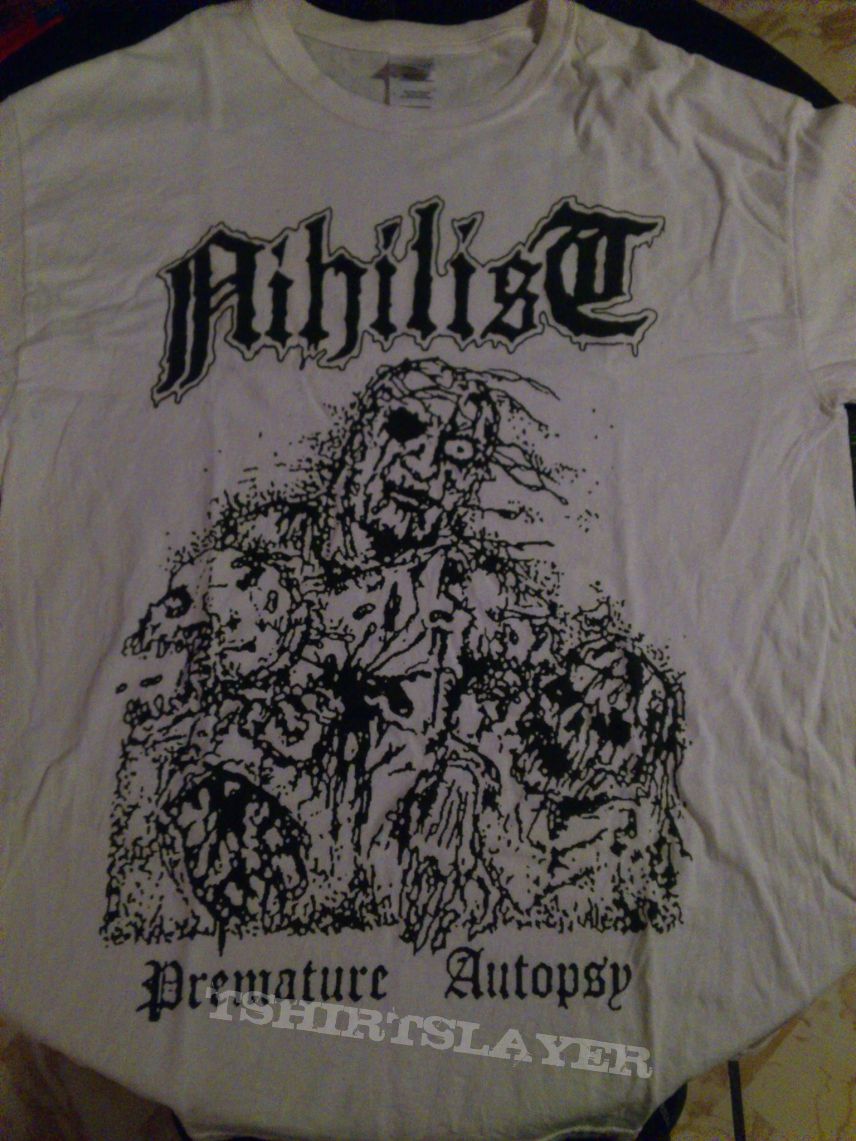 Nihilist premature autopsy t shirt