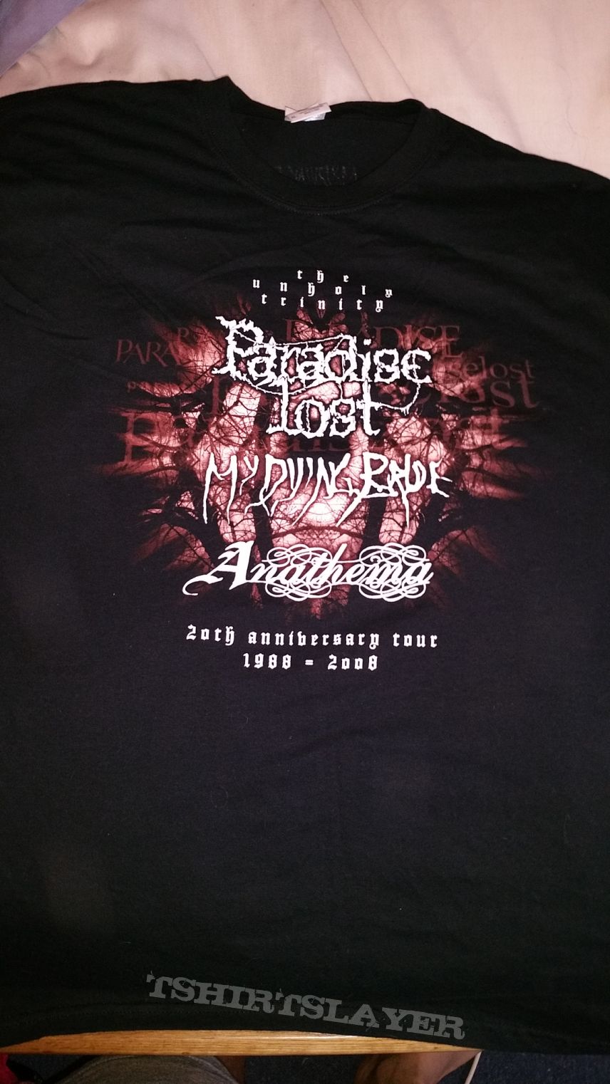 Paradise Lost Unholy Trinity Tour Shirt