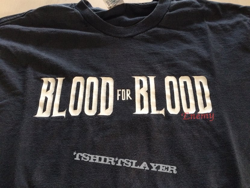 blood for blood t-shirt