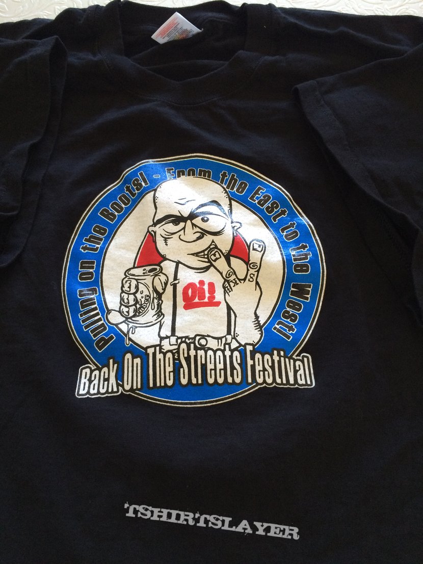 Right Direction back on the streets festival t-shirt