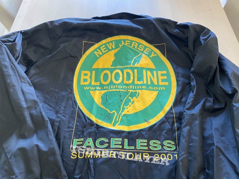 NJ BLOODLINE european &amp; american summer tour 2001 windbreaker