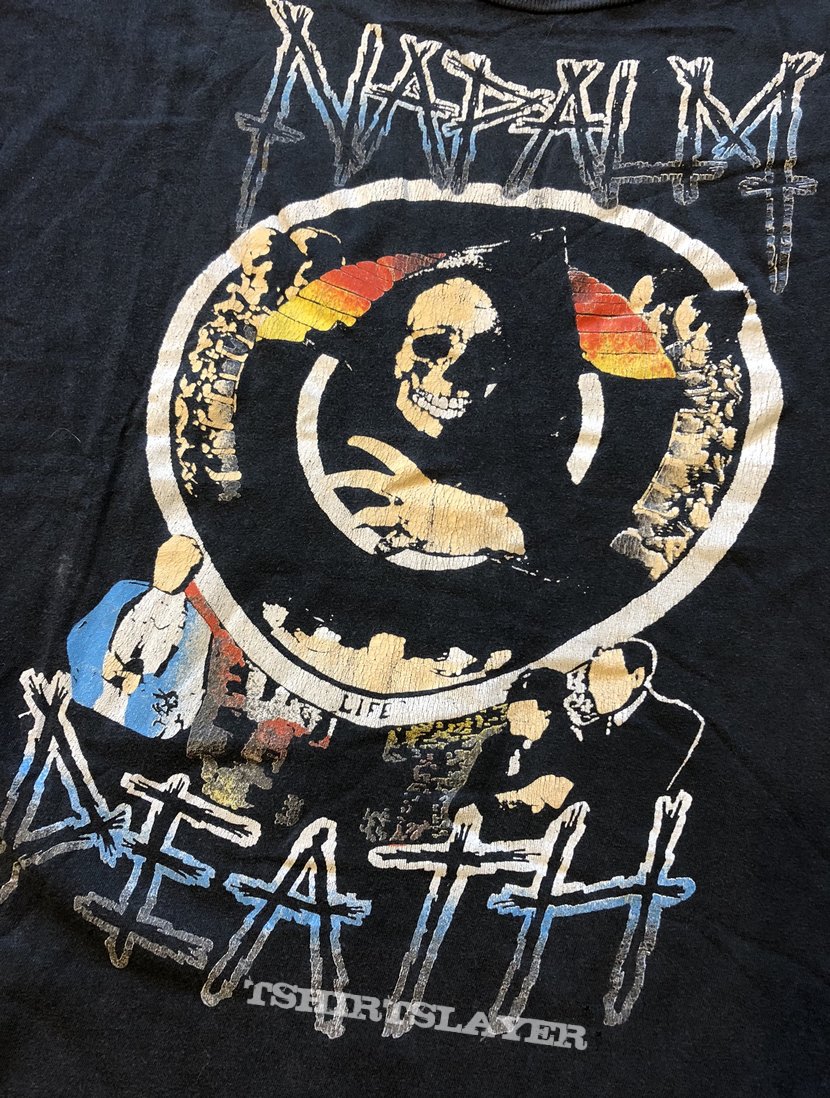 Napalm Death - Life 1990 uk &amp; European tour shirt