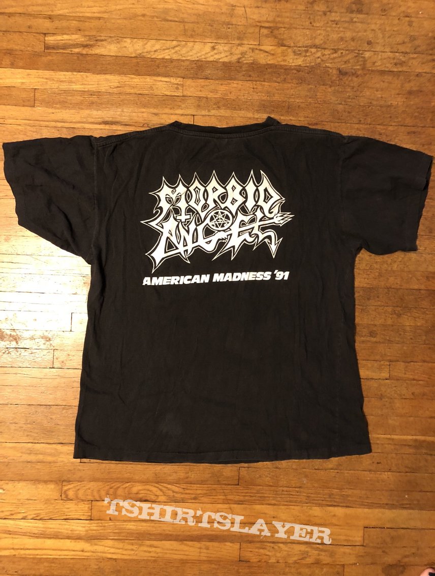 Morbid Angel - Altars Of Madness American Madness 91 tour shirt ...