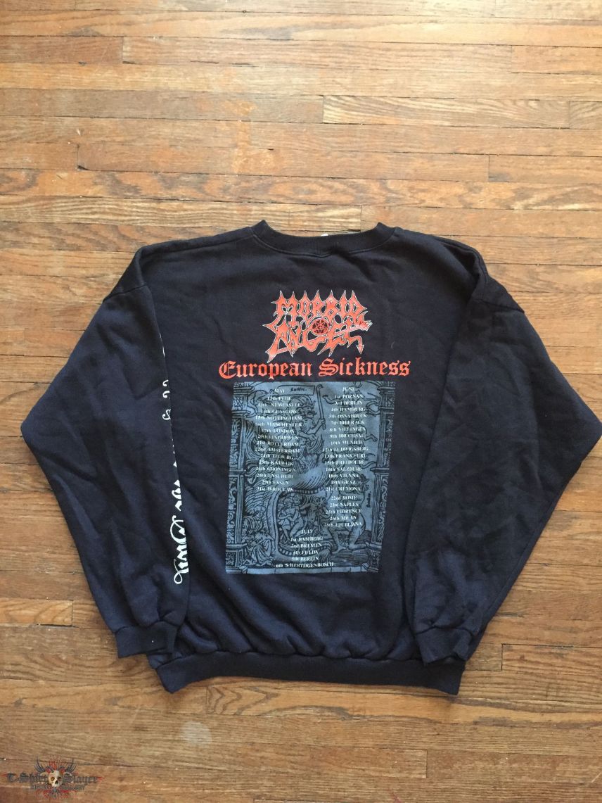 Morbid Angel - Leading The Rats / European Sickness tour sweatshirt 