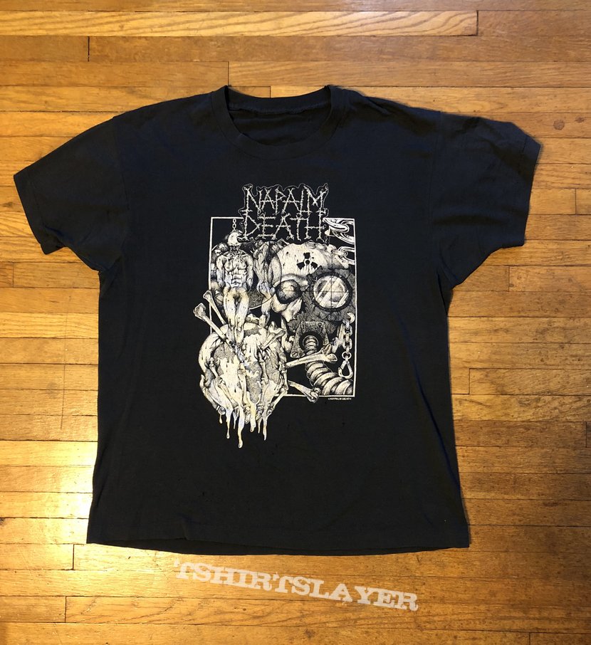 Napalm Death - US Grind Crusher tour 1991 shirt 