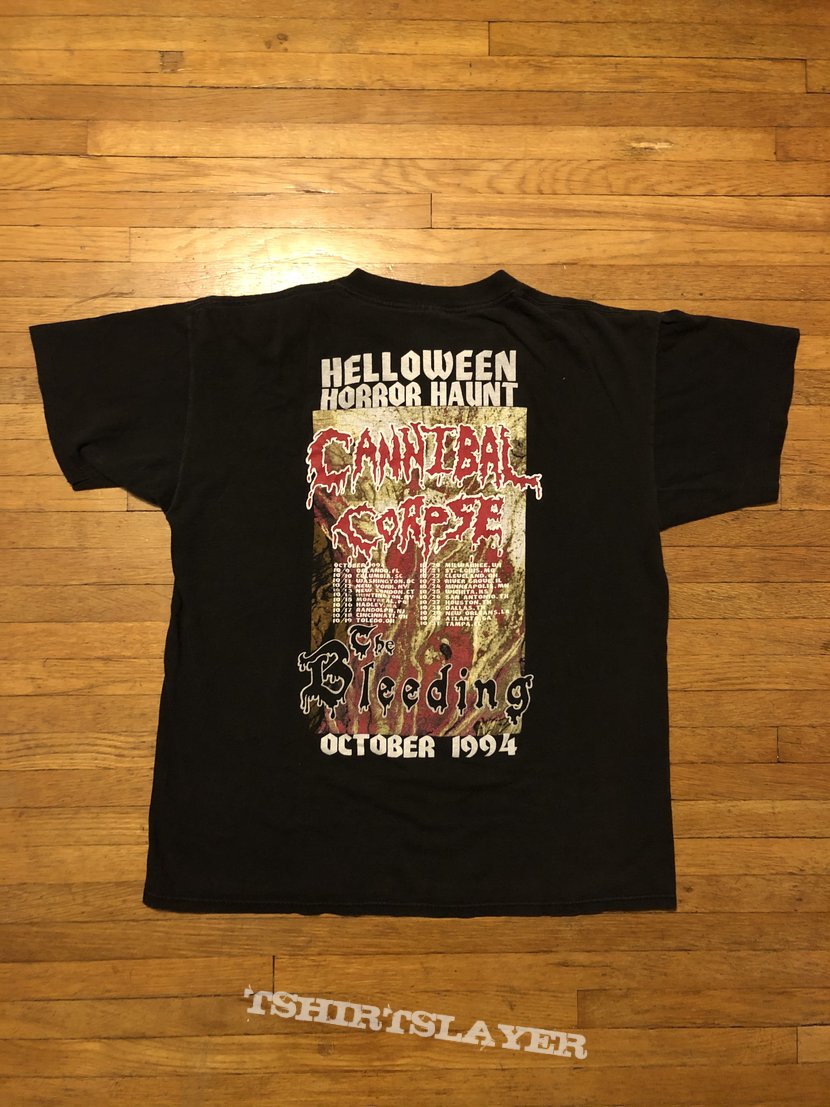 Cannibal Corpse - The Bleeding Helloween Horror Haunt tour shirt ...