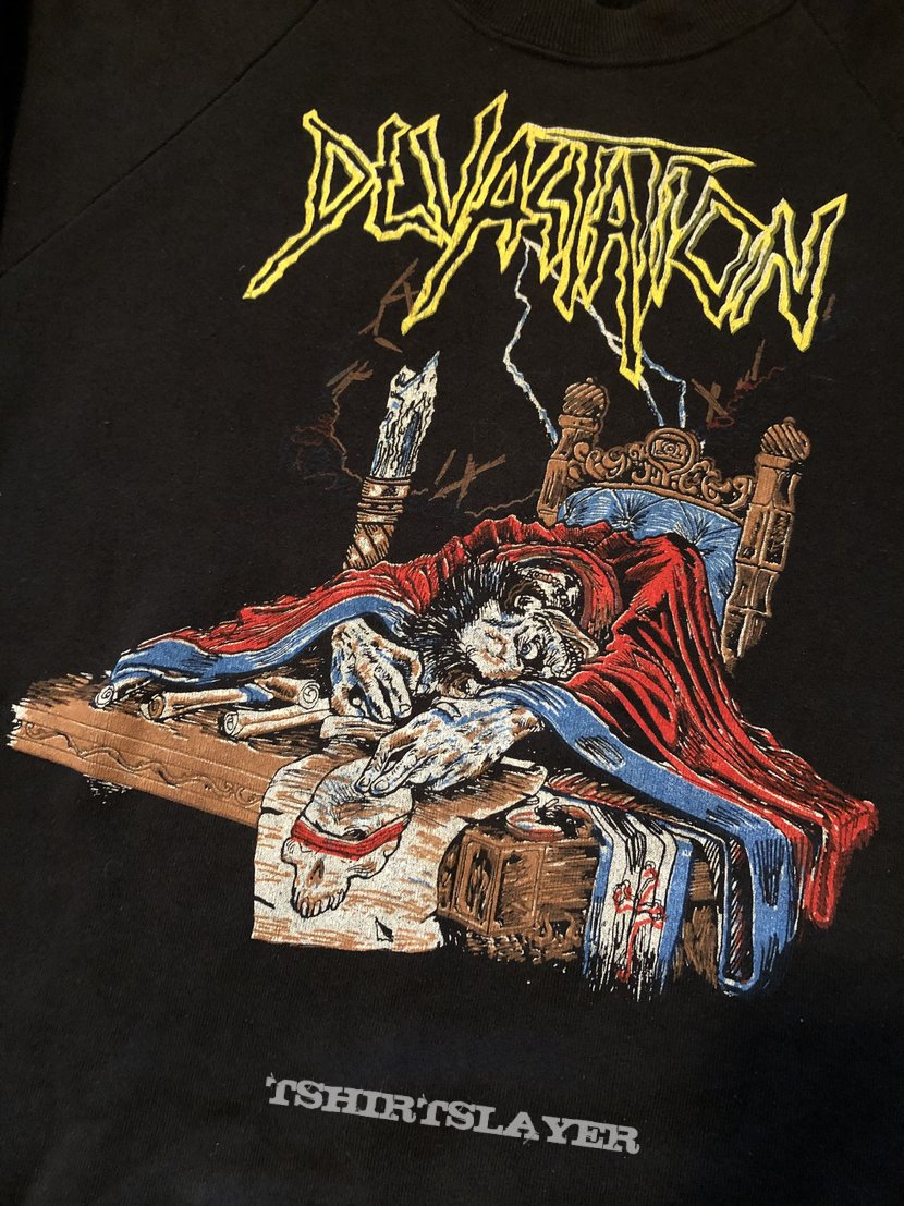 Devastation - Signs Of Life 1990 World Tour sweater 