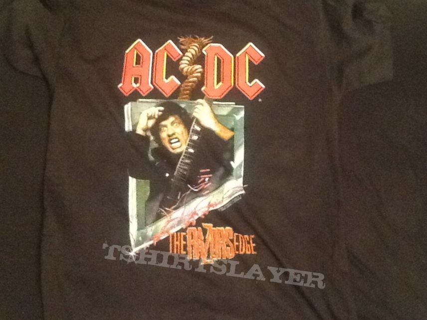 Vintage AC/DC Razors Edge shirt