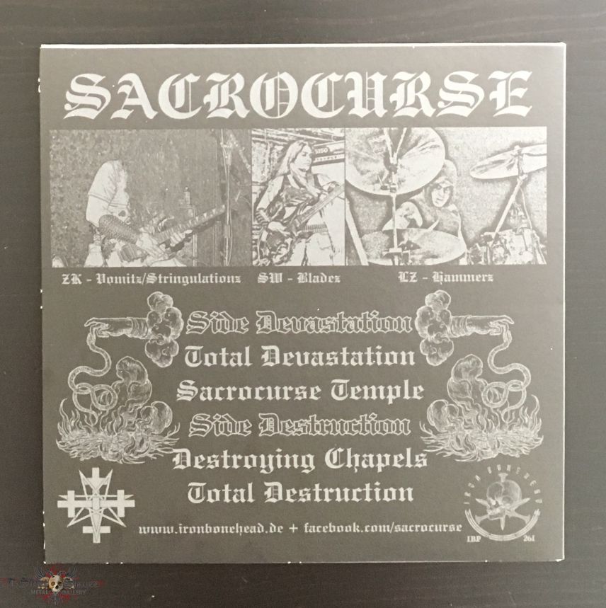 Sacrocurse - Destroying Chapels Single 