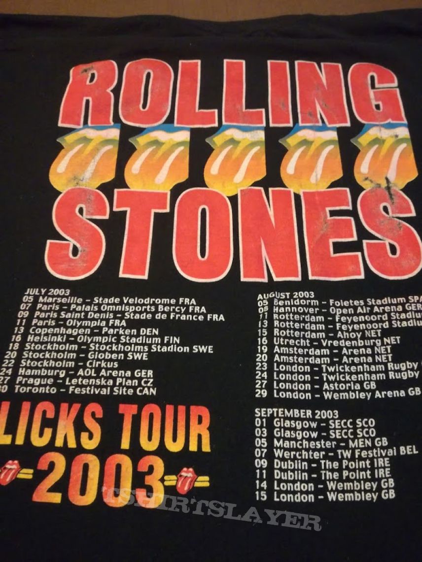 The Rolling Stones Rolling Stones - 40th anniversary Licks Tour - T-shirt