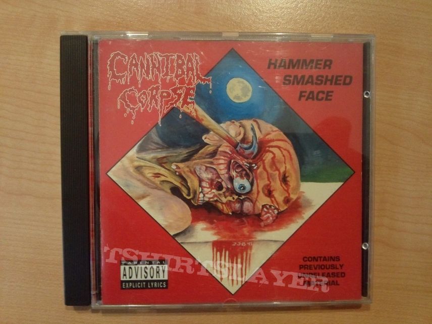Cannibal Corpse - Hammer Smashed Face CD 1993 First Press (uncensored) |  TShirtSlayer TShirt and BattleJacket Gallery