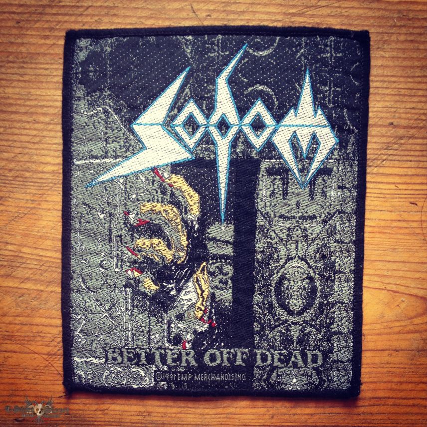 Sodom – Better Off Dead Patch | TShirtSlayer TShirt and BattleJacket Gallery