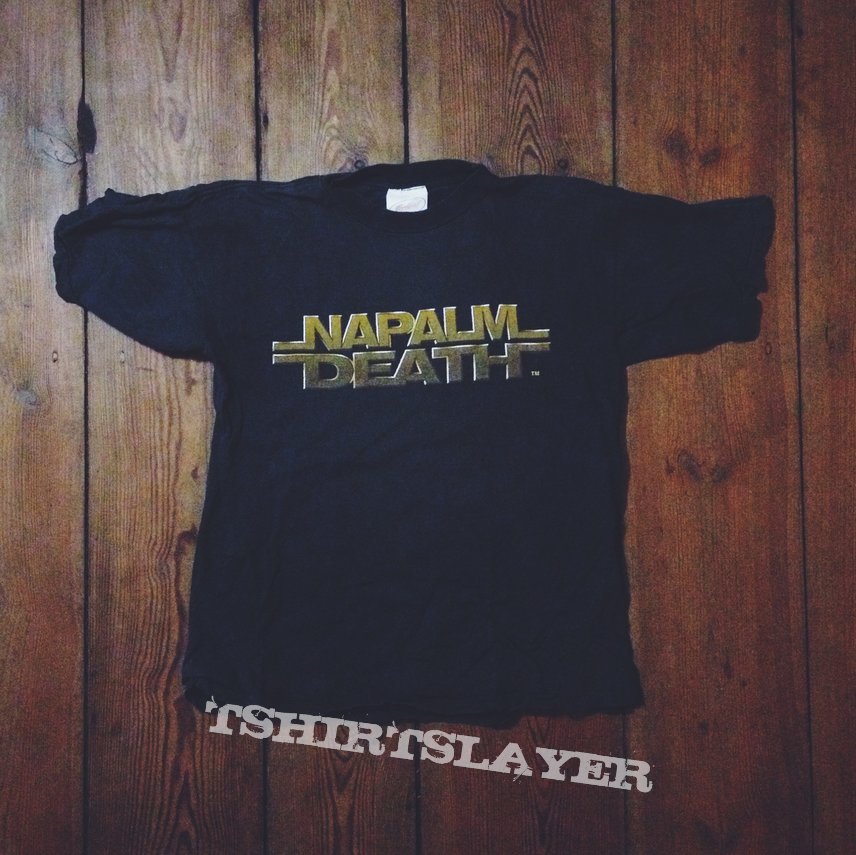 Napalm Death Tourshirt Europe 1997