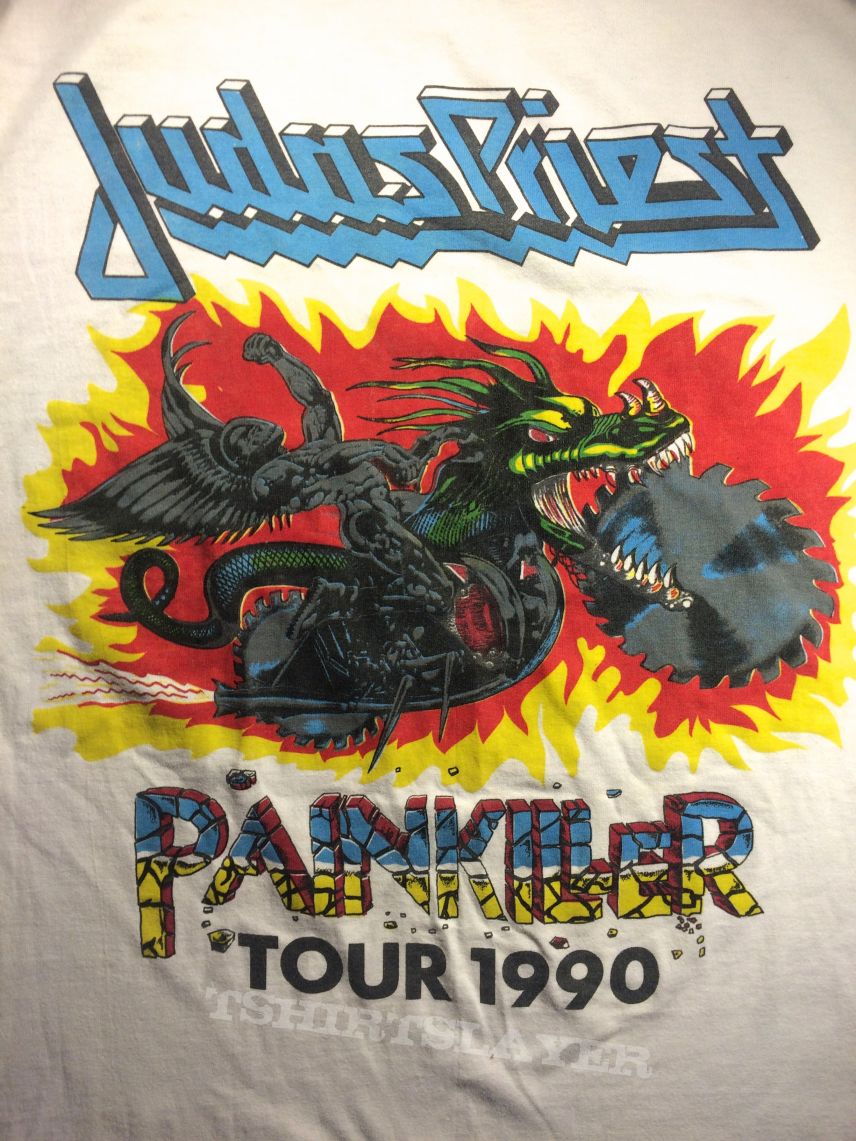 Vintage Judas Priest Painkiller Megadeth Rust in Peace Tour 1990