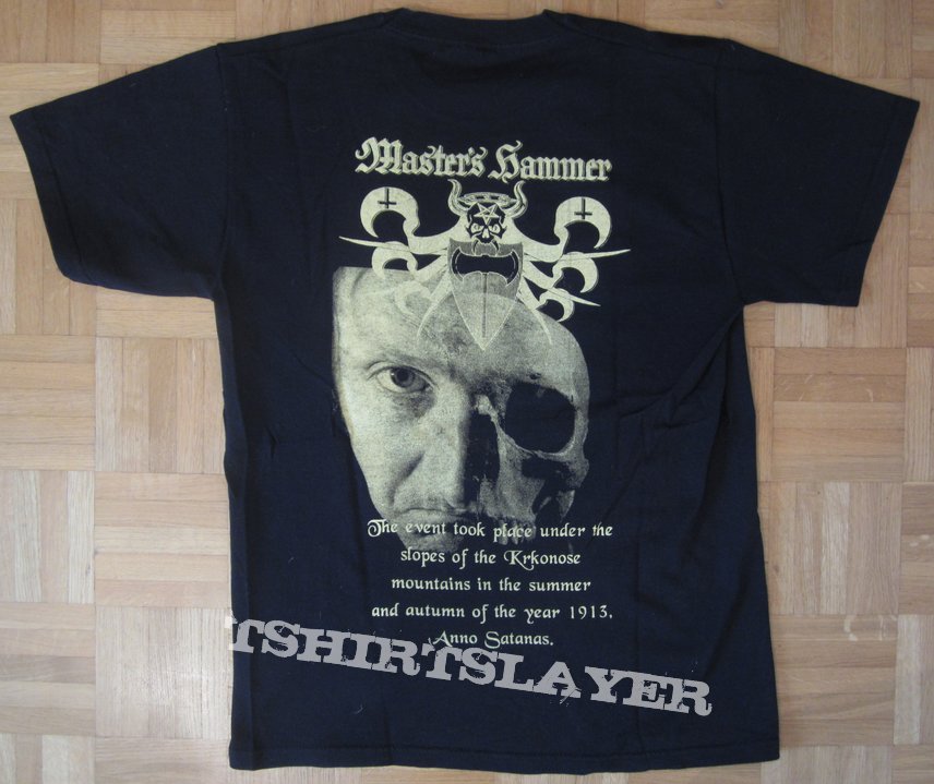 Master&#039;s Hammer - Jilemnický Okultista / The Jilemnice Occultist T - Shirt (Size M) Reprint