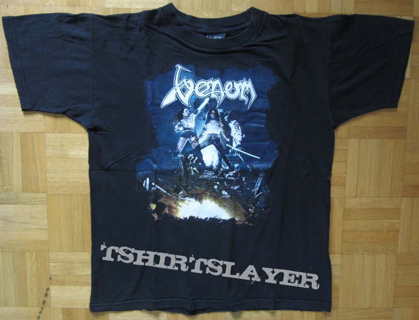 Venom - Bandphoto / Black Metal T- Shirt (Size S)