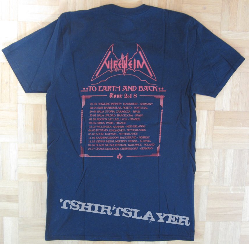 Nifelheim - To Earth And Back Tour 2018 T- Shirt (Size M)