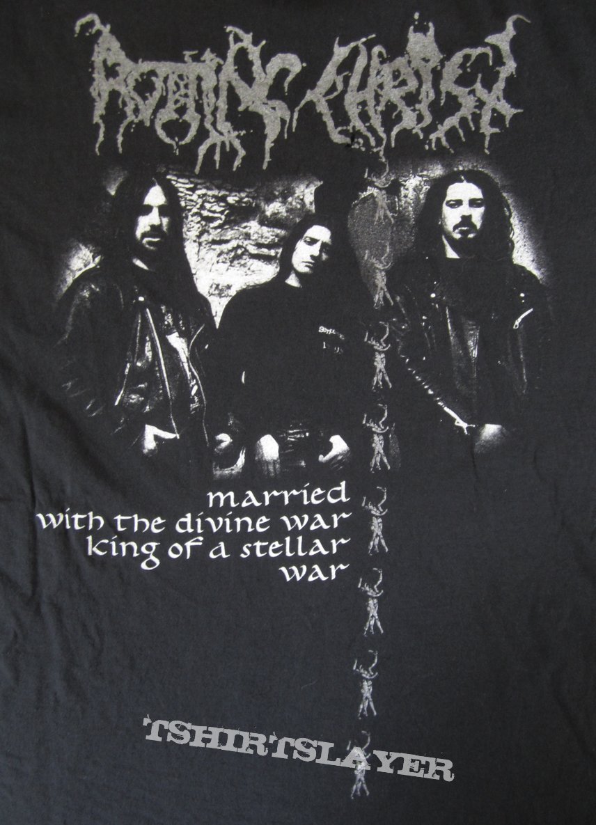 Rotting Christ -  King Of A Stellar War T- Shirt 1996 (Size XL)