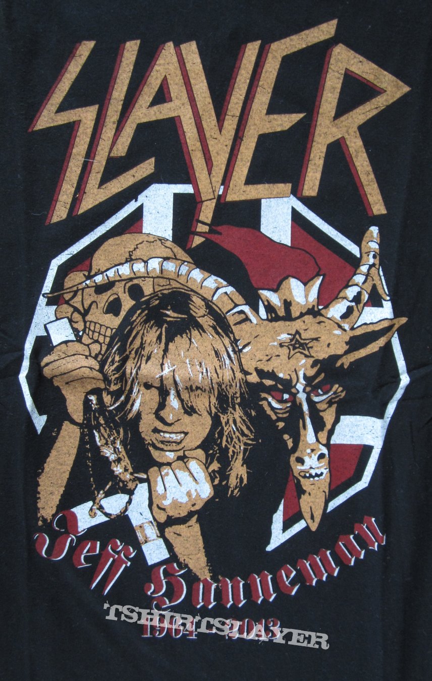 Slayer - Jeff Hanneman Tribute T- Shirt (Size S)