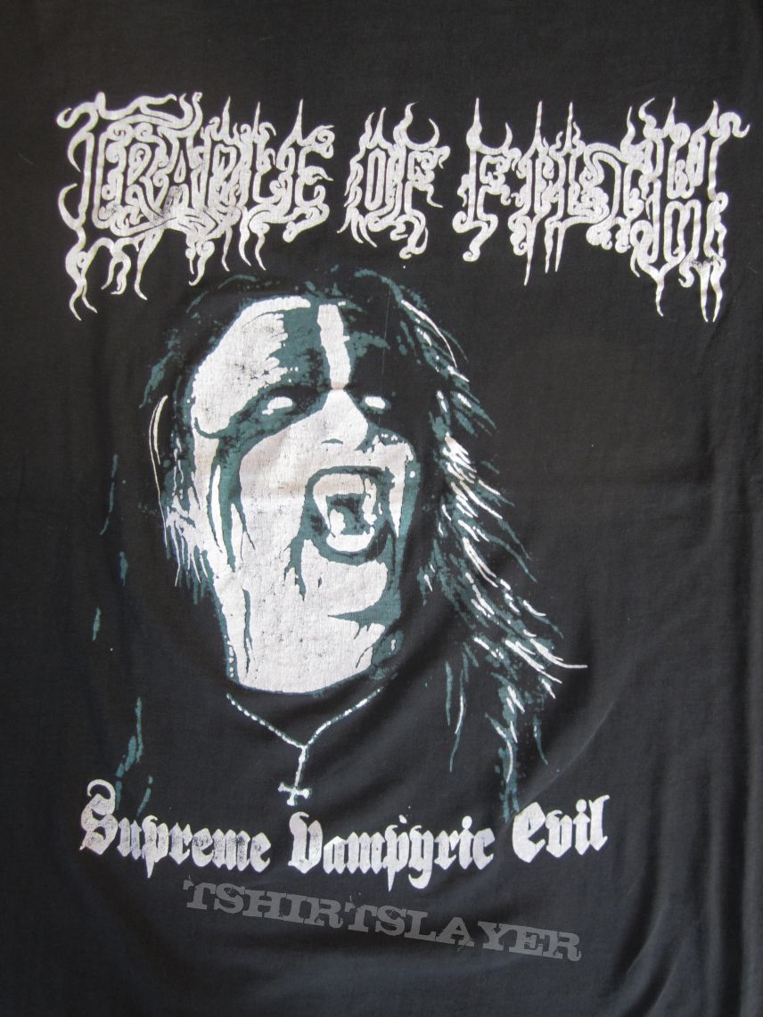 Cradle Of Filth - Supreme Vampyric Evil T- Shirt 1994 (Size M)