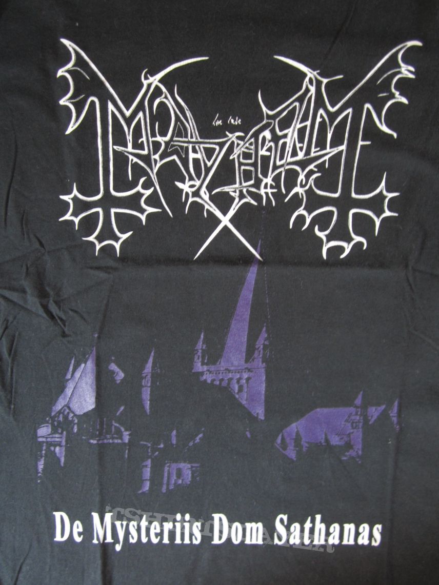 Mayhem - De Mysteriis Dom Sathanas T- Shirt  2007 (Size M)