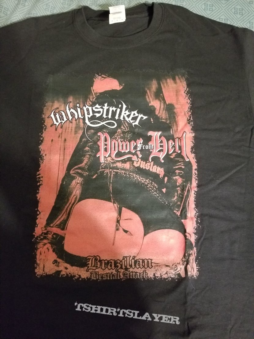 Whipstriker and Power From Hell Split Shirt