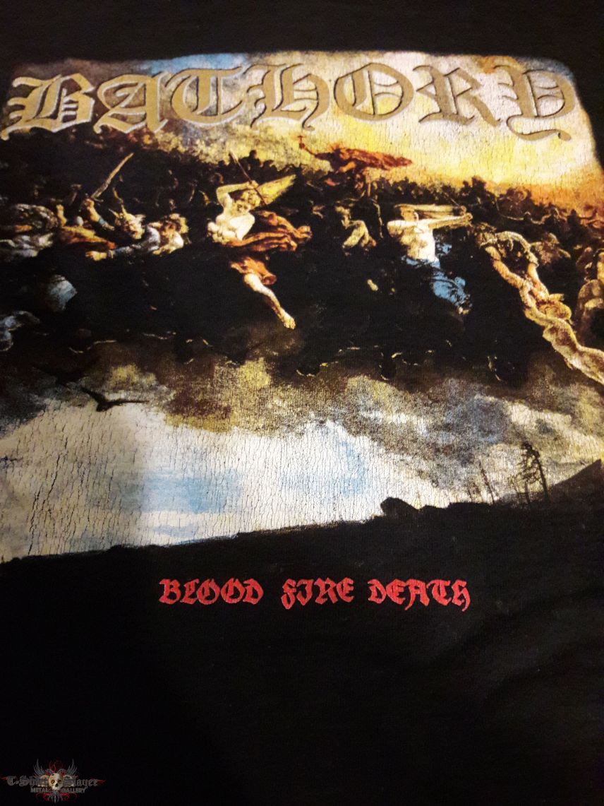 Bathory Blood Fire Death Shirt