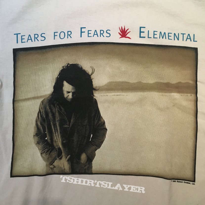 Tears For Fears Elemental Tour Bootleg Lot Shirt With Typos