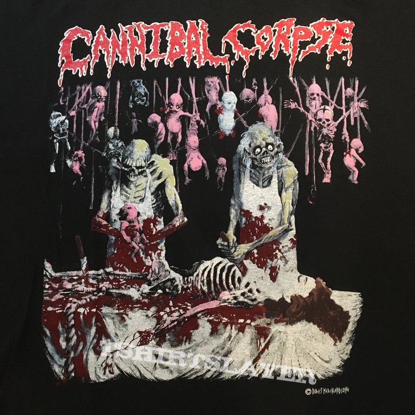 Cannibal Corpse butchered at birth euro tour 92