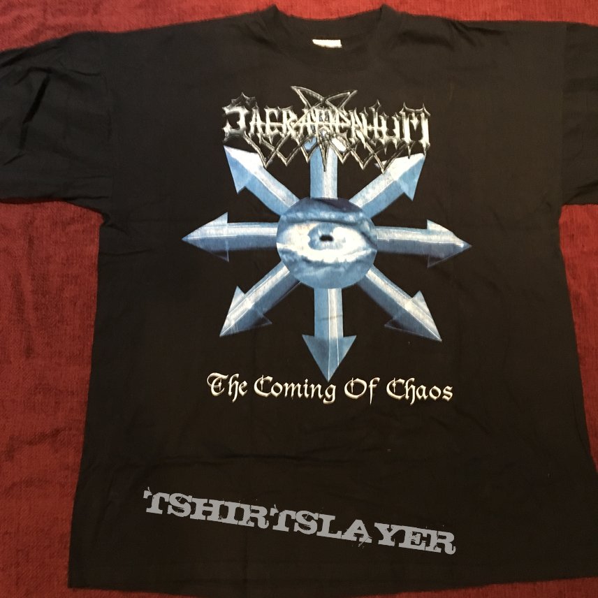 Sacramentum the coming of chaos 97 | TShirtSlayer TShirt and