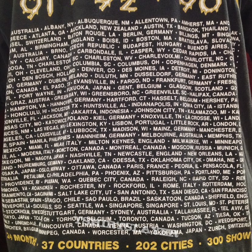 Metallica wherever i may roam 91-92-93 Metallica wherever i may roam 91-92-93