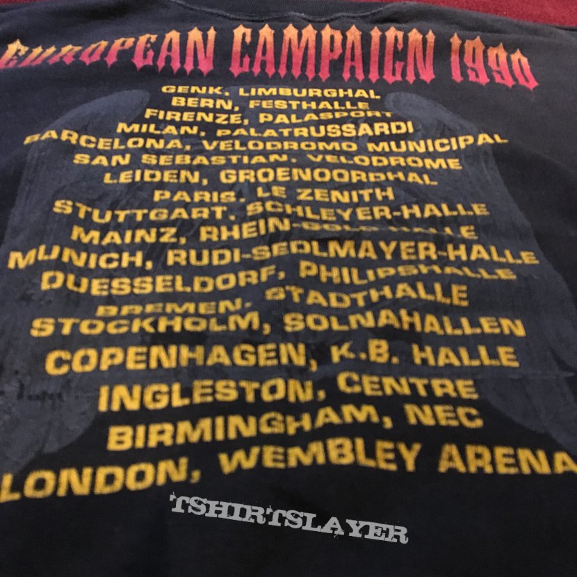 Slayer european campaign sweater 90