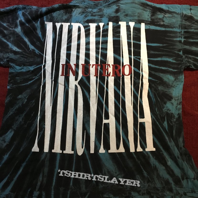 Nirvana in utero tie dye 94