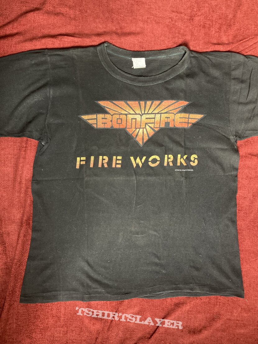 Bonfire fireworks 88 tour | TShirtSlayer TShirt and BattleJacket