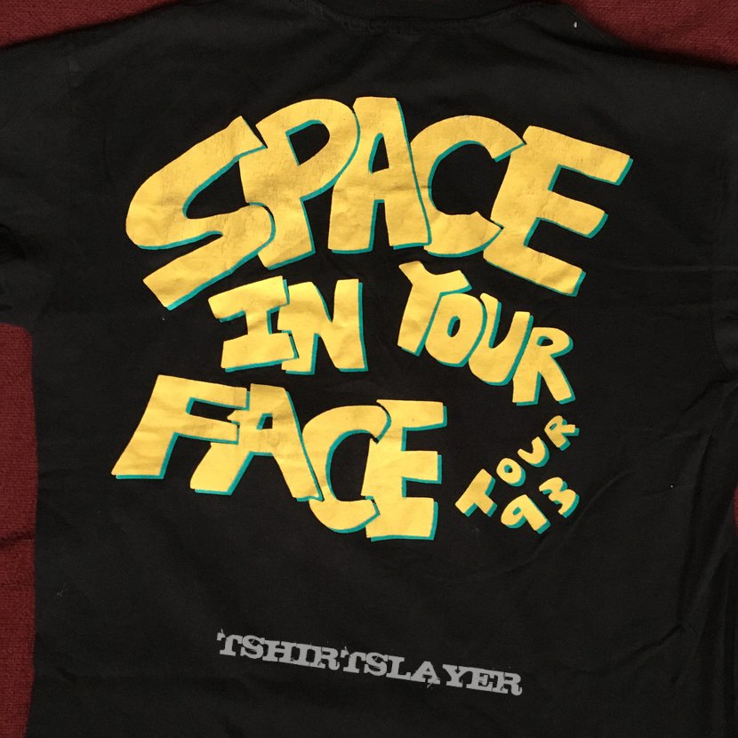 Vintage 1993 Galactic Cowboys Concert T Shirt Space In Your Face