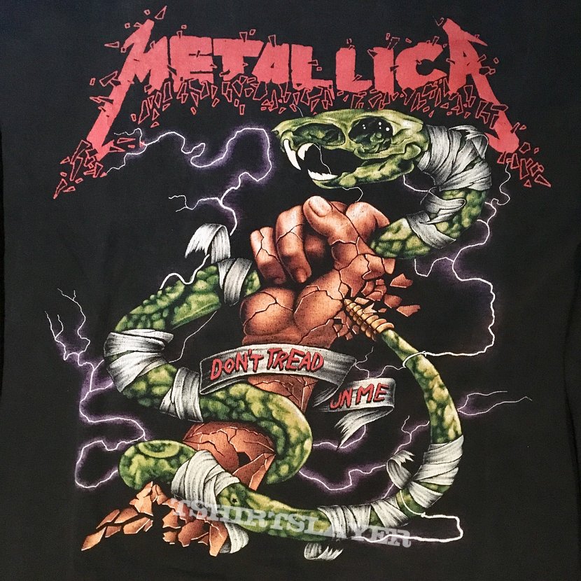 Metallica 90s don't tread on me | TShirtSlayer TShirt and