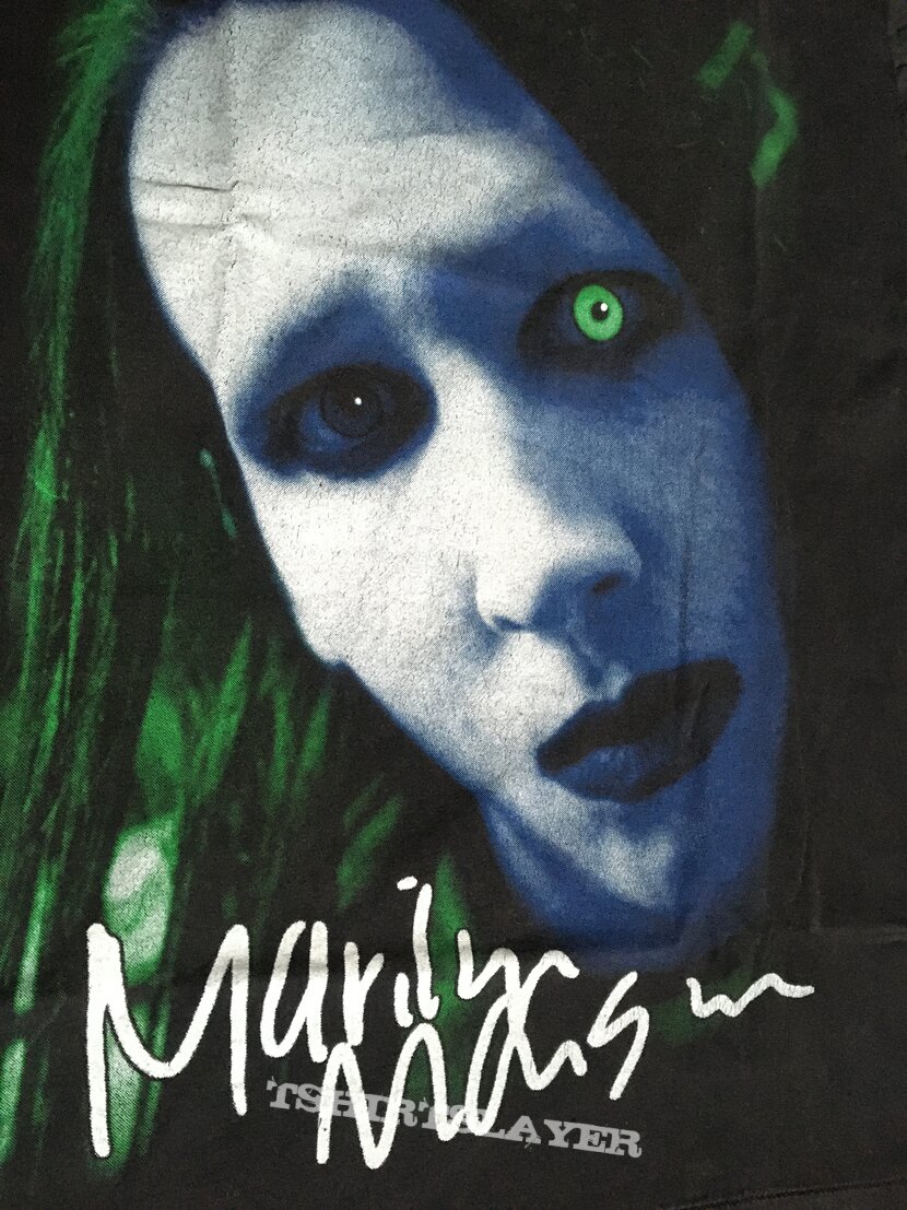 Marilyn Manson green eyed