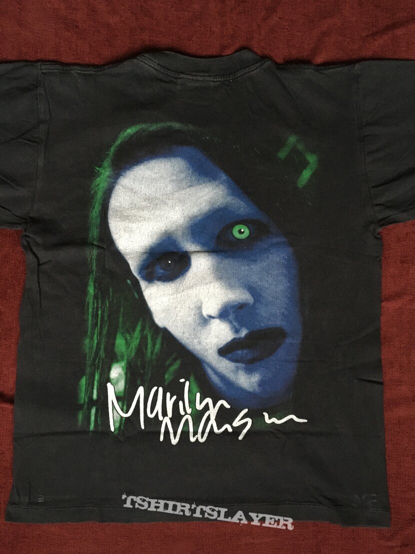Marilyn Manson green eyed