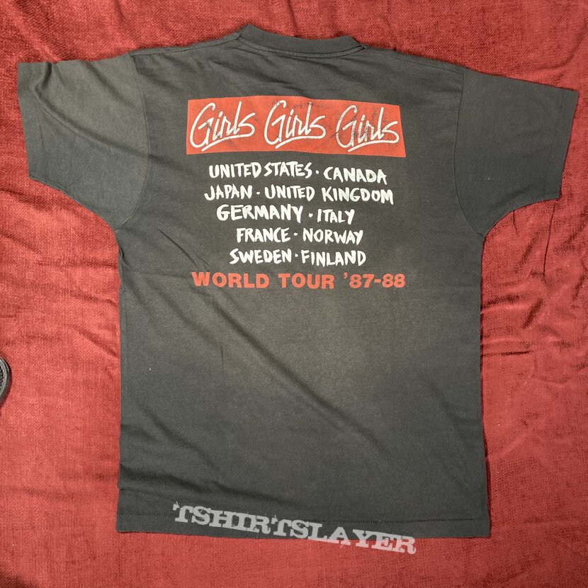 Mötley Crüe Motley Crue bad boys girls girls girls 87 | TShirtSlayer TShirt  and BattleJacket Gallery