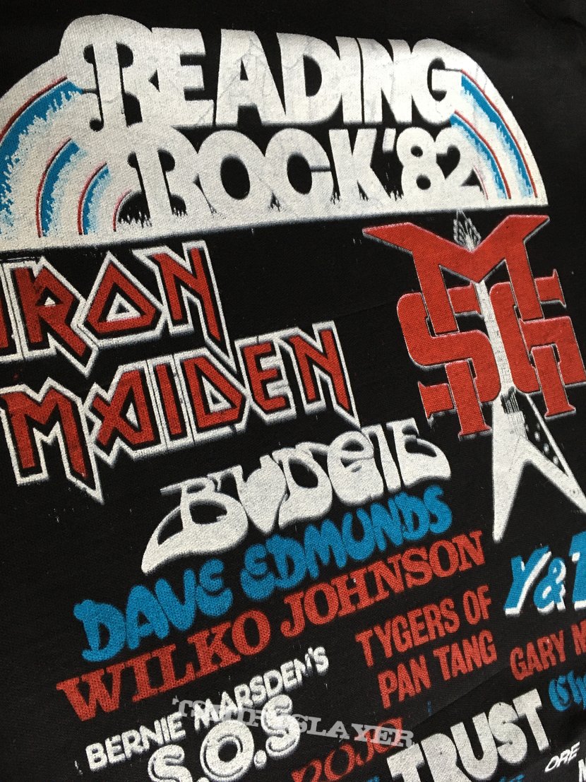 Reading rock festival Iron Maiden 1982