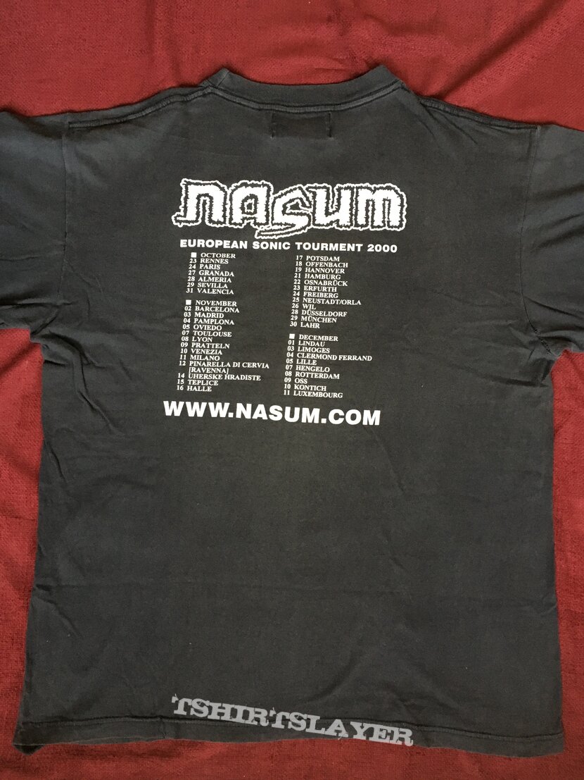Nasum tour shirt 00