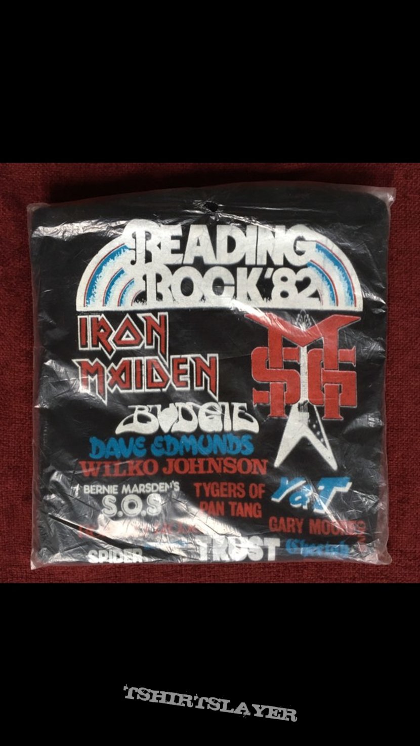 Reading rock festival Iron Maiden 1982