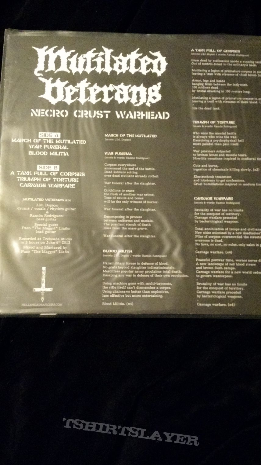 Mutilated Veterans Vinyl