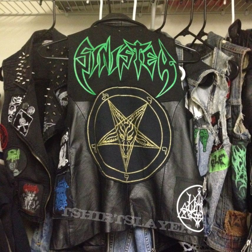 Sinister leather vest