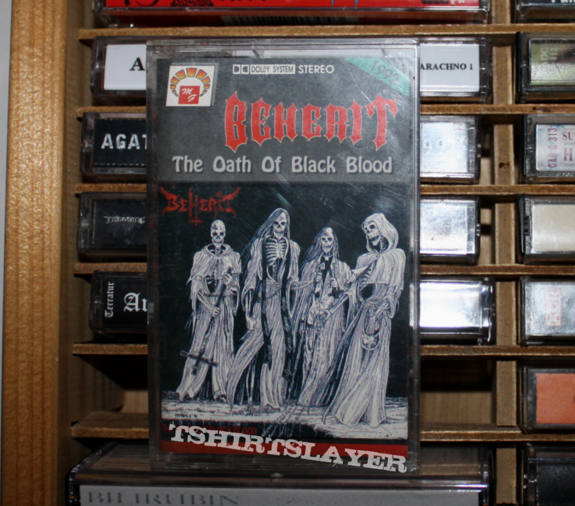 Beherit - The Oath of Black Blood (MG Records bootleg cassette)