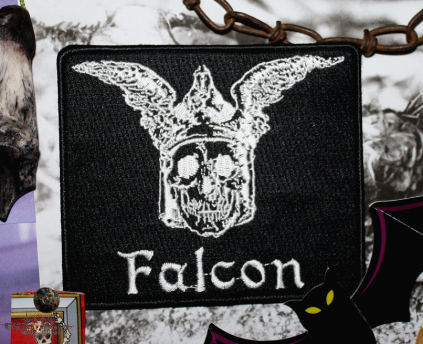 Falcon embroidered patch